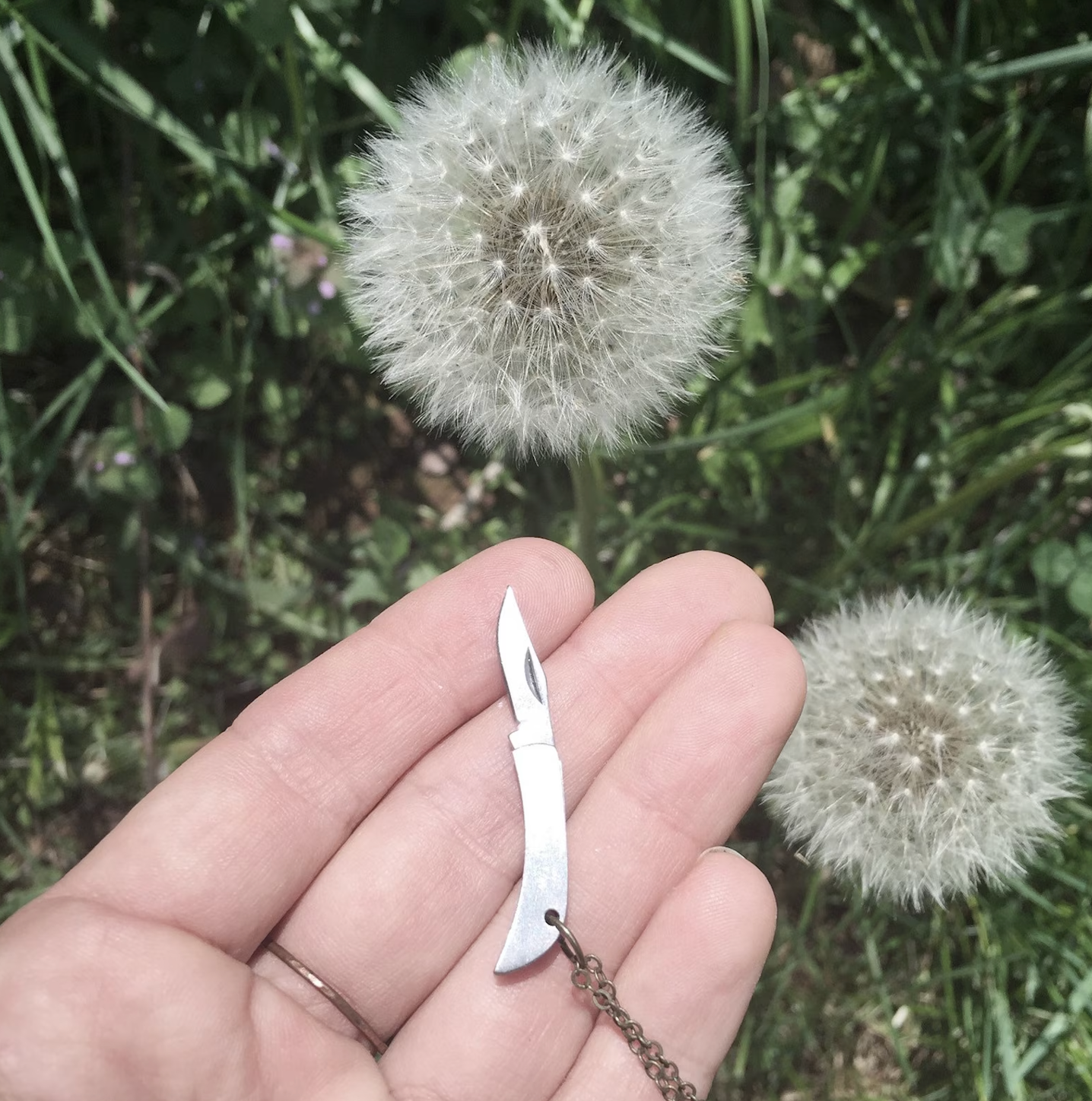 Blade & Bloom Necklace